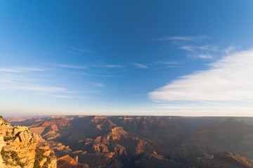 Fototapeta na wymiar Sunrise over the Grand Canyon, Grand Canyon National Park, Arizona, USA