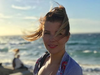Beautiful Girl on Boat
