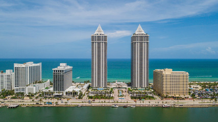 Fototapeta premium Miami Beach Aerial View