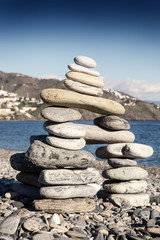 balancing stone on top of each other