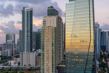 Obraz na płótnie Canvas Brickell Miami Cityscape