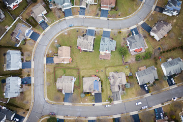 Aerial of Residential Homes