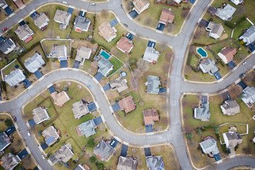 Aerial of Residential Homes