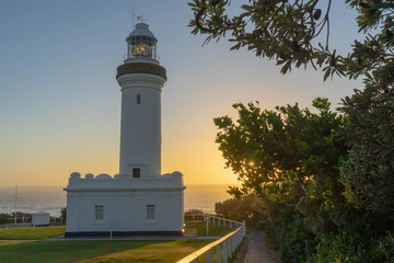 Sunrise in Lighthouse Norah Head Central Coast NSW