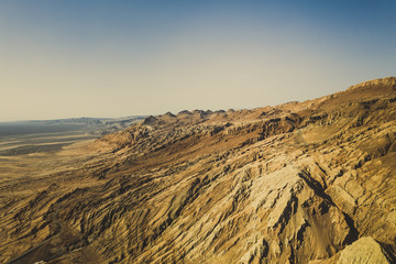 view of mountains and blue sky