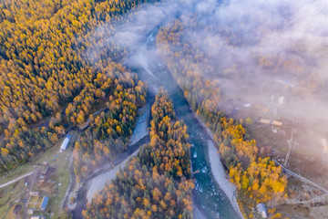 Xinjiang Hemu Village scenery