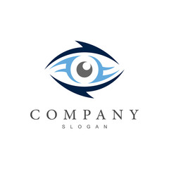 Blue Eye Logo Template