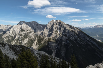 Fototapeta na wymiar Mount Lady MacDonald in Banff valley