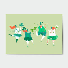 St Patrick's day illustration
