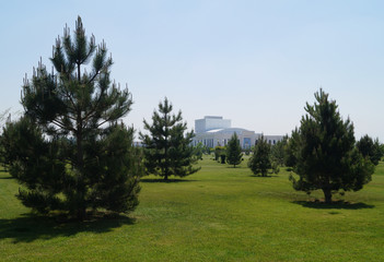 Fototapeta premium beautiful park in Fergana
