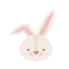 rabbit head isolated icon