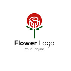 Abstract Flower Logo  Image