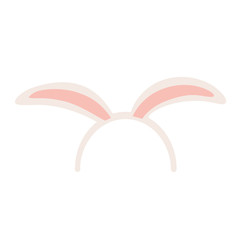 Obraz premium rabbit ears isolated icon
