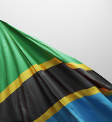 Tanzanian Flag, Tanzania National Colors Background  <<3D Rendering>>