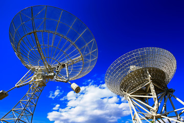 The observatory radio telescope