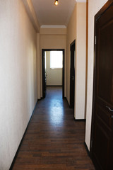 Empty hallway in an apartment.