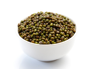 The mung beans in bowl