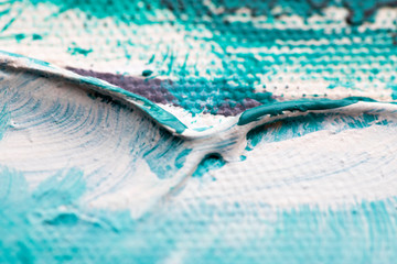 detail of artistic abstract oil painted background Selected focus