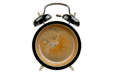 Black alarm clock