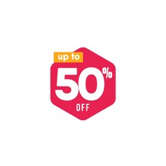 Discount up to 50% off Label Vector Template Design Illustration