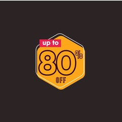 Discount up to 80% off Label Vector Template Design Illustration