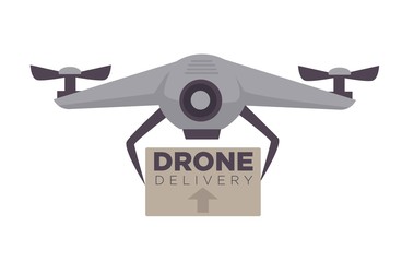 Drone delivery modern technology parcel air transportation