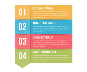 Infographic Template with 4 Steps