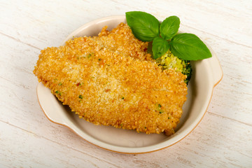 Chicken with sesame seeds