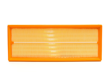 air car filter isolated on white