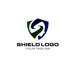 Abstract Shield Logo Template 