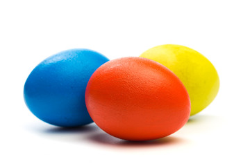 easter eggs isolated