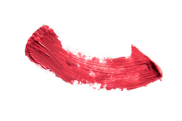 Lipstick smear isolated