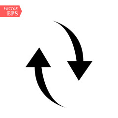 Black arrows icon up and down