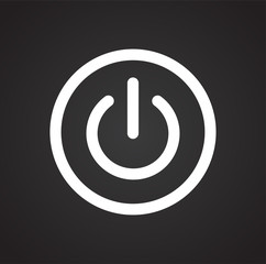 Electric ware icon on black background for graphic and web design, Modern simple vector sign. Internet concept. Trendy symbol for website design web button or mobile app
