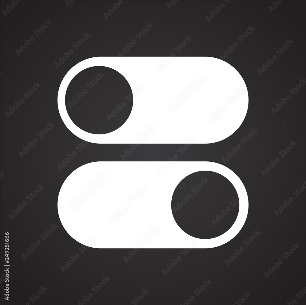 Fototapete Electric ware icon on black background for graphic and web design, Modern simple vector sign. Internet concept. Trendy symbol for website design web button or mobile app