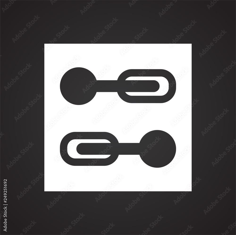 Fototapete Electric ware icon on black background for graphic and web design, Modern simple vector sign. Internet concept. Trendy symbol for website design web button or mobile app