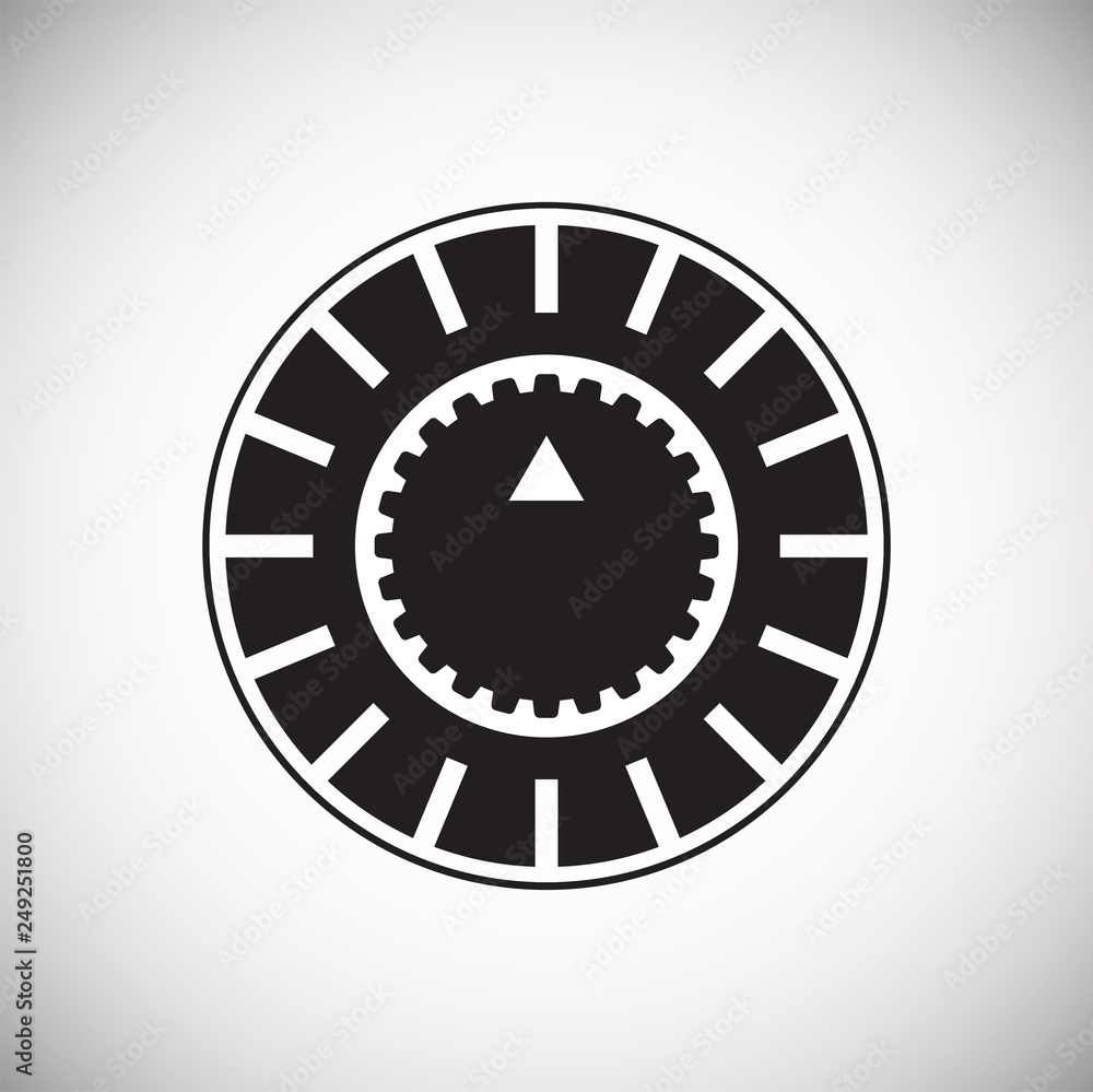 Fototapete Electric ware icon on white background for graphic and web design, Modern simple vector sign. Internet concept. Trendy symbol for website design web button or mobile app