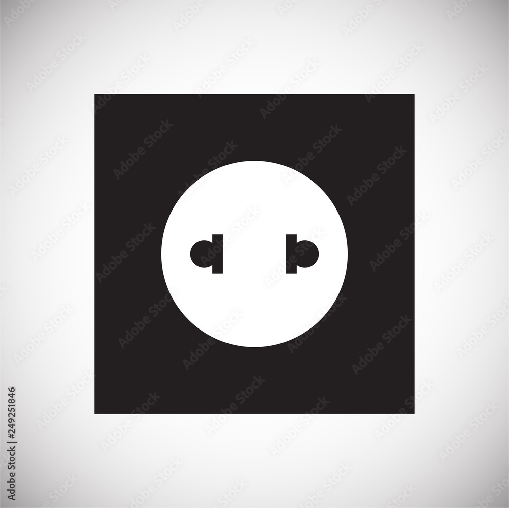 Fototapete electric ware icon on white background for graphic and web design, modern simple vector sign. intern
