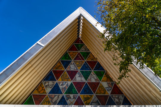 Cardboard Cathedral, An Anglican Church Also Referred To As The Christchurch Transitional Cathedral