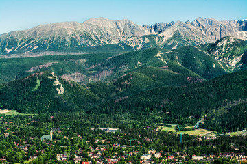 Piękny górski krajobraz, Tatry, Polska