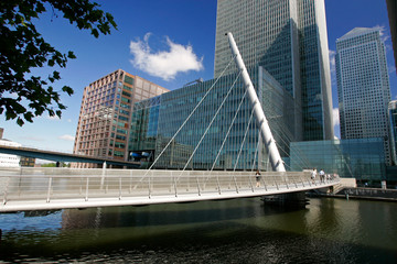 Obraz premium London, England, Docklands, Canary Wharf, Tower Hamlets, Architektur