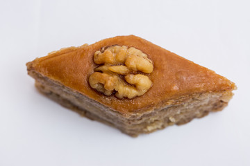 Paxlava or Pakhlava isolated national Azerbaijan Novruz pastry