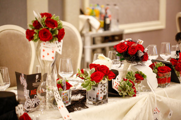 Beautiful wedding decoration,