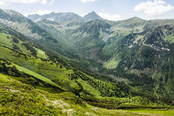 Piękny górski krajobraz, Tatry, Polska