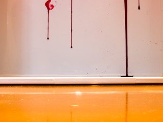 Traces of blood.