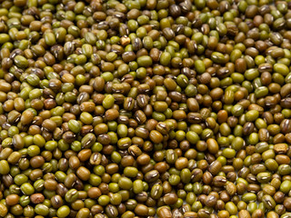 Green bean or mung bean background