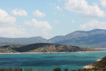 Fototapeta premium Natural Lake Yliki of Boeotia central Greece Europe