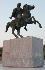 Statue of Alexander the Great Thessaloniki Greece