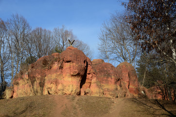 beautiful winter mountain landscape