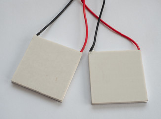 Peltier ceramic elements for heating or cooling